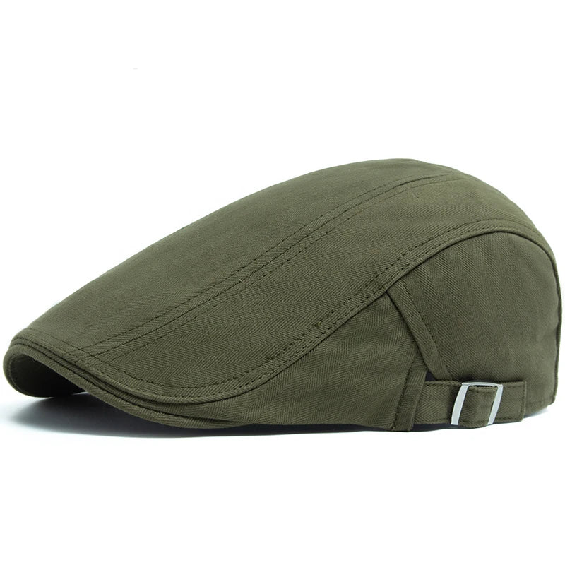 Fordham Twill Flat Cap