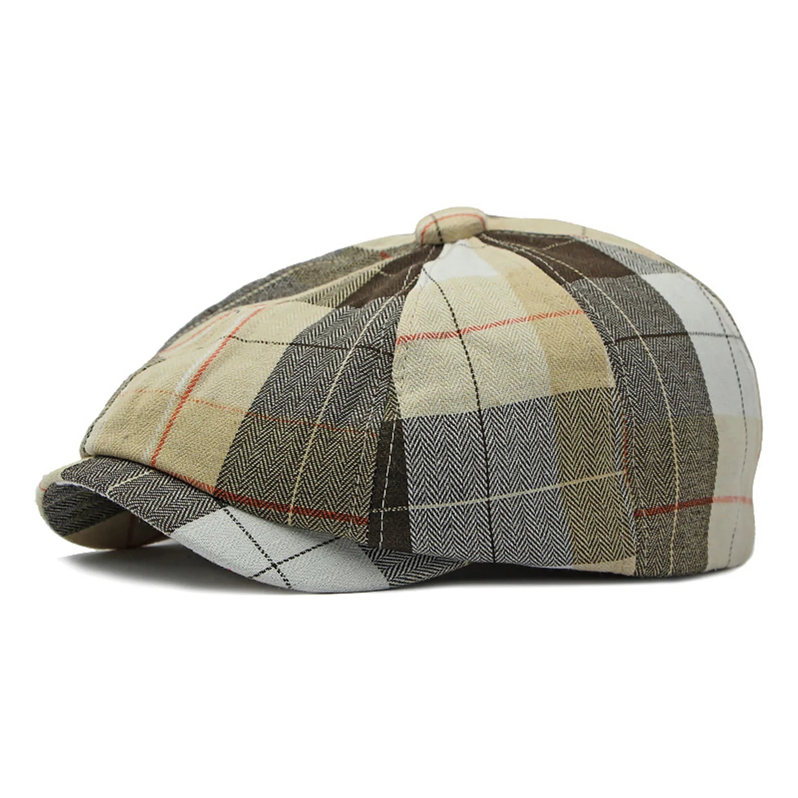 York Plaid Newsboy Cap