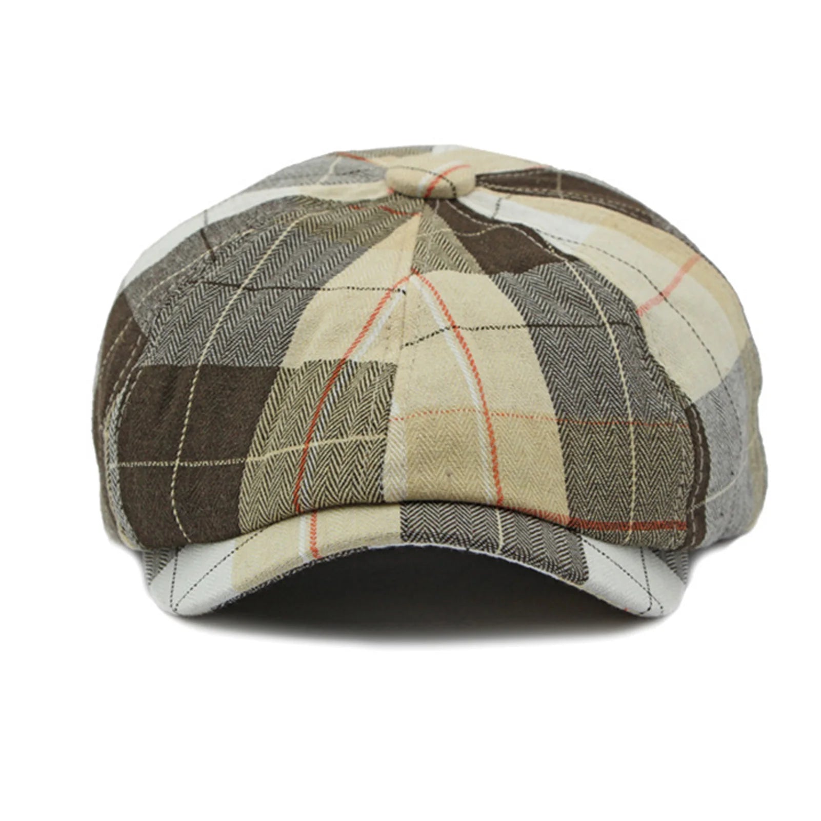 York Plaid Newsboy Cap