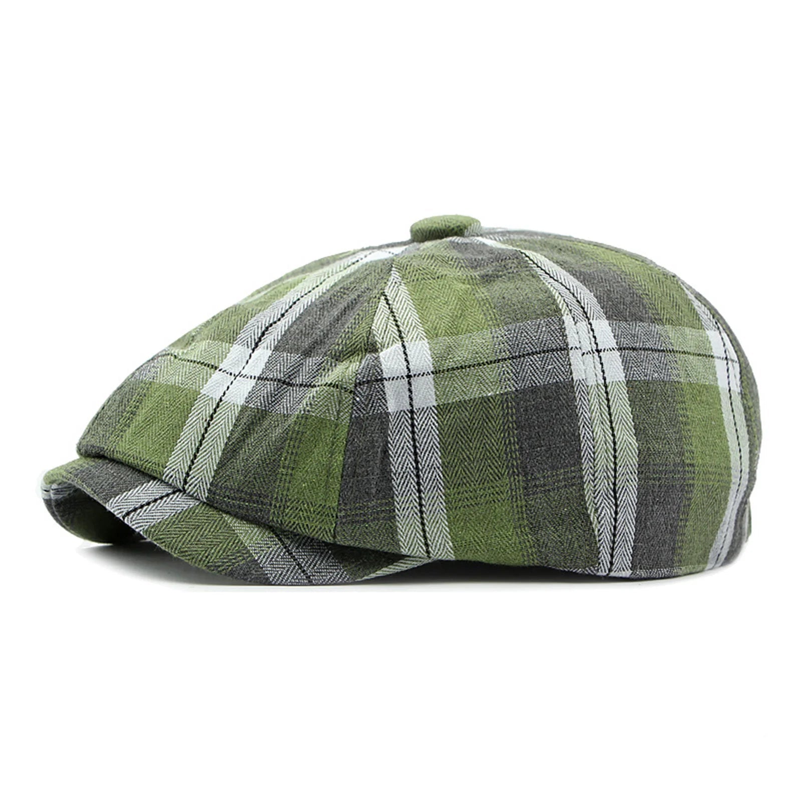 York Plaid Newsboy Cap