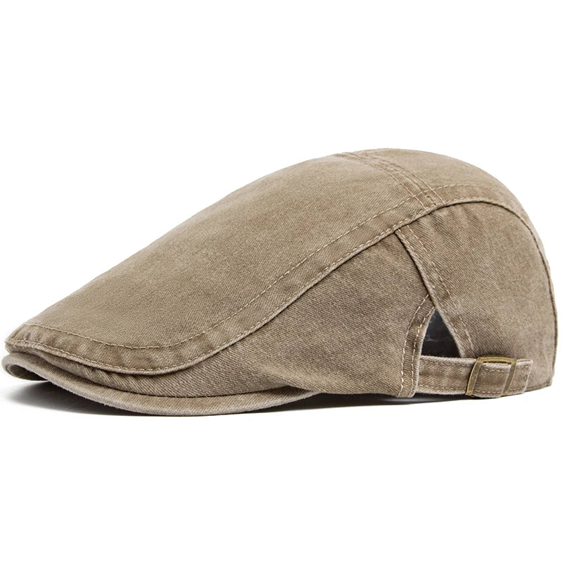Langston Denim Flat Cap