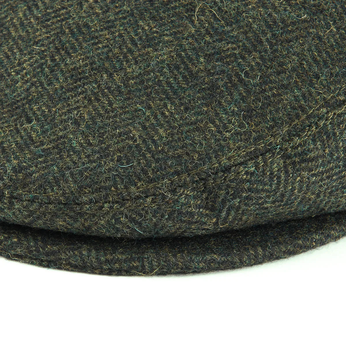 Barrow Herringbone Flat Cap Wool Blend
