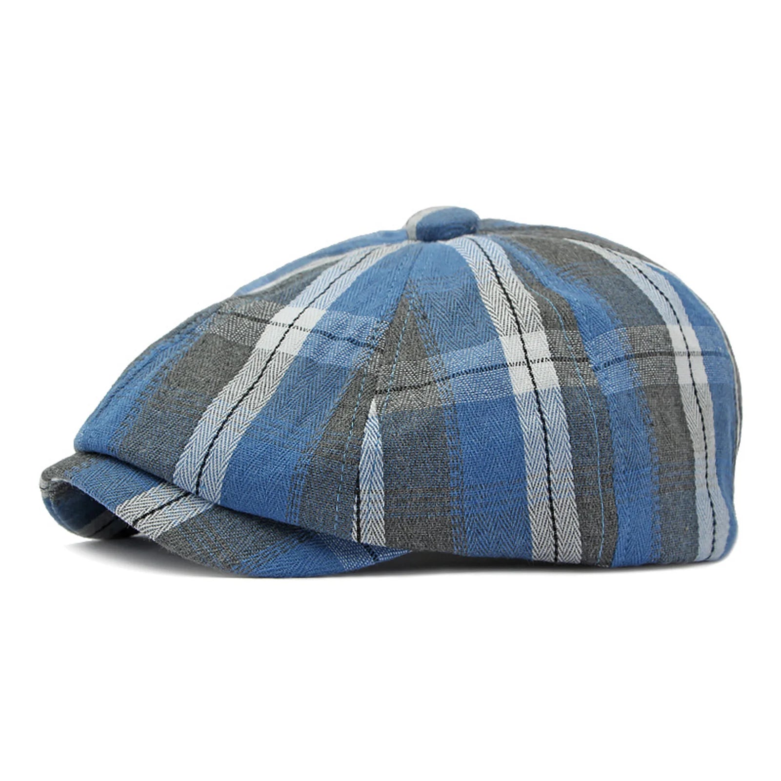 York Plaid Newsboy Cap