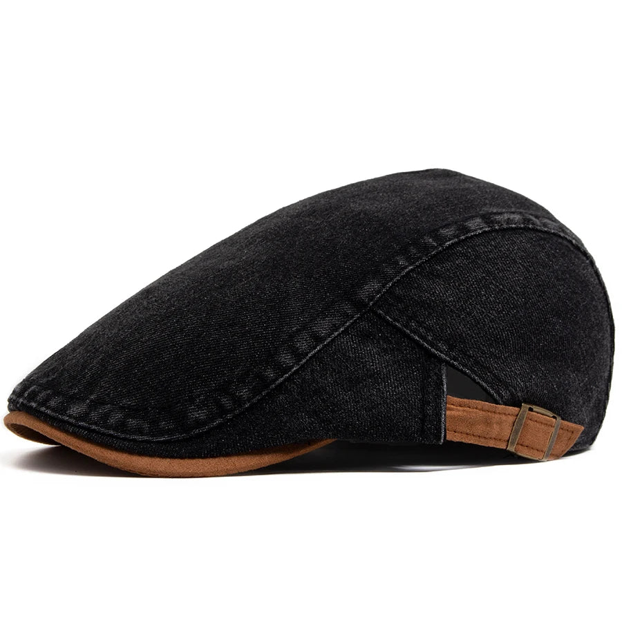 Beaumont Denim Flat Cap