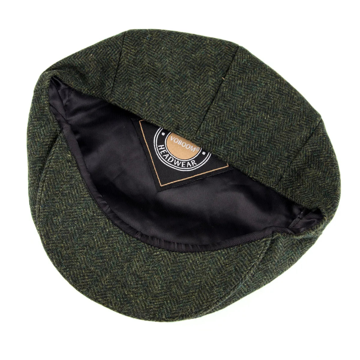 Barrow Herringbone Flat Cap Wool Blend