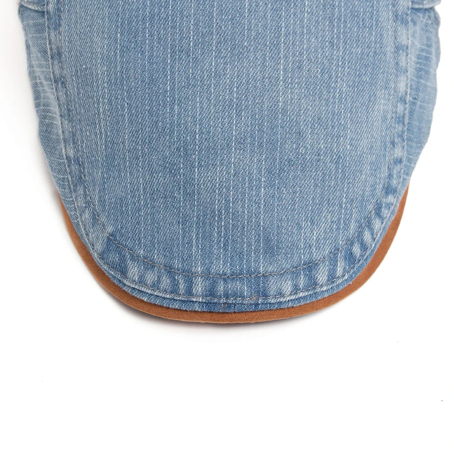 Beaumont Denim Flat Cap