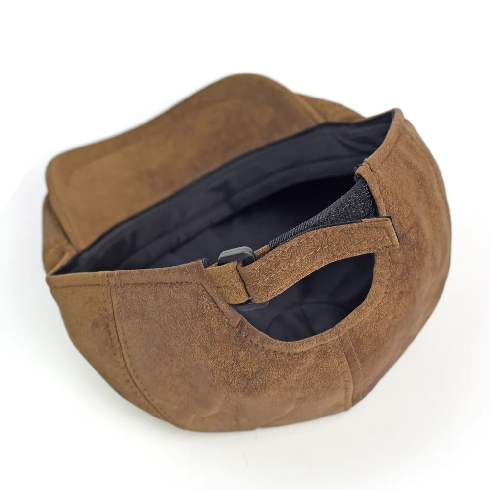 Somerset Suede Newsboy Cap