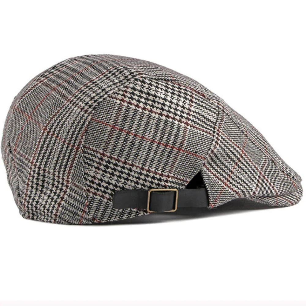 Stirling Tartan Cotton Flat Cap