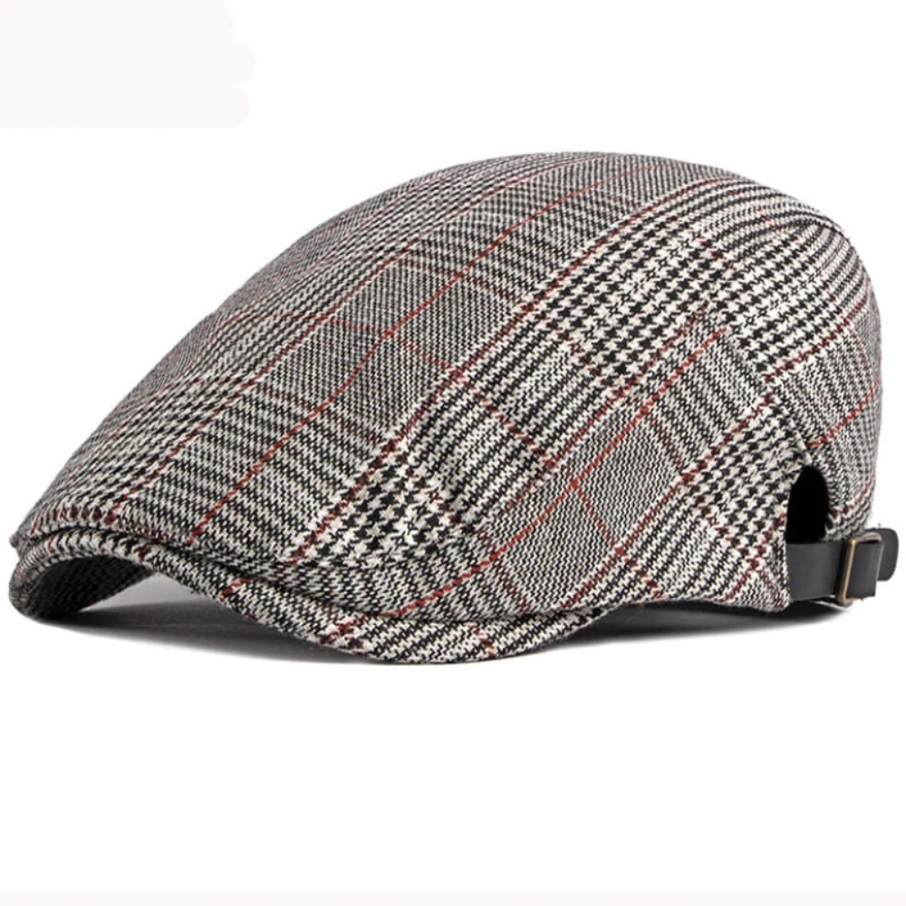 Stirling Tartan Cotton Flat Cap