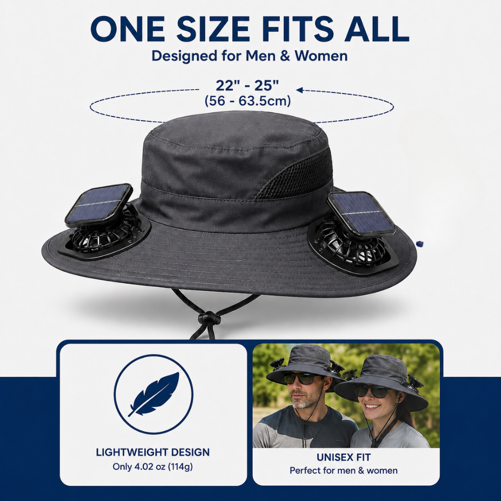 Langston Outdoor Solar Hat