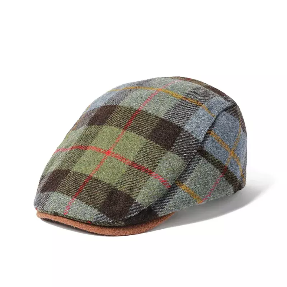 Wellington Plaid Flat Cap
