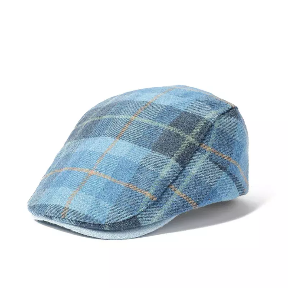 Wellington Plaid Flat Cap