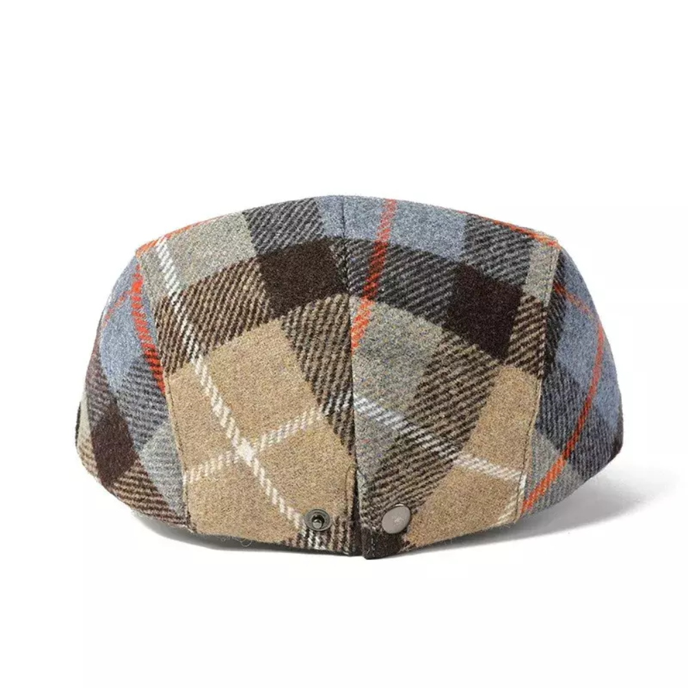 Wellington Plaid Flat Cap