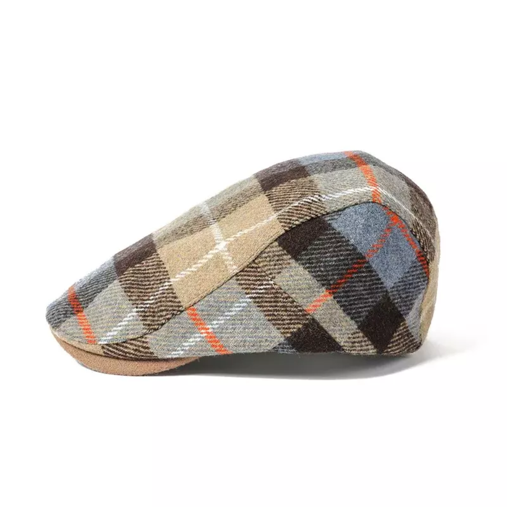 Wellington Plaid Flat Cap