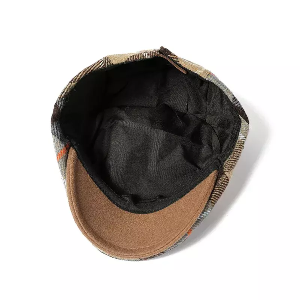 Wellington Plaid Flat Cap