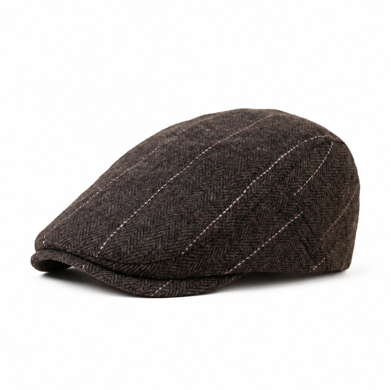 Wentworth Pinstripe Herringbone Cap