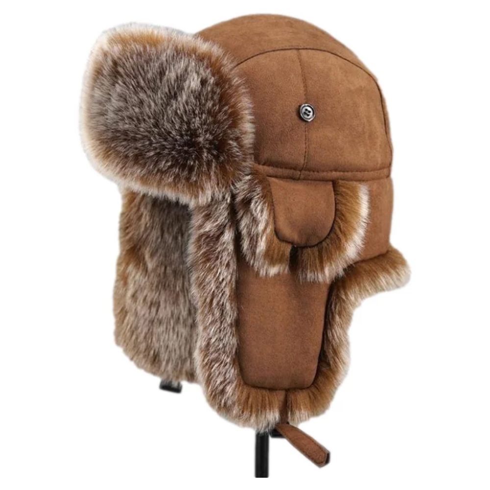 Westbrook Warm Fur-Lined Winter Trapper Hat