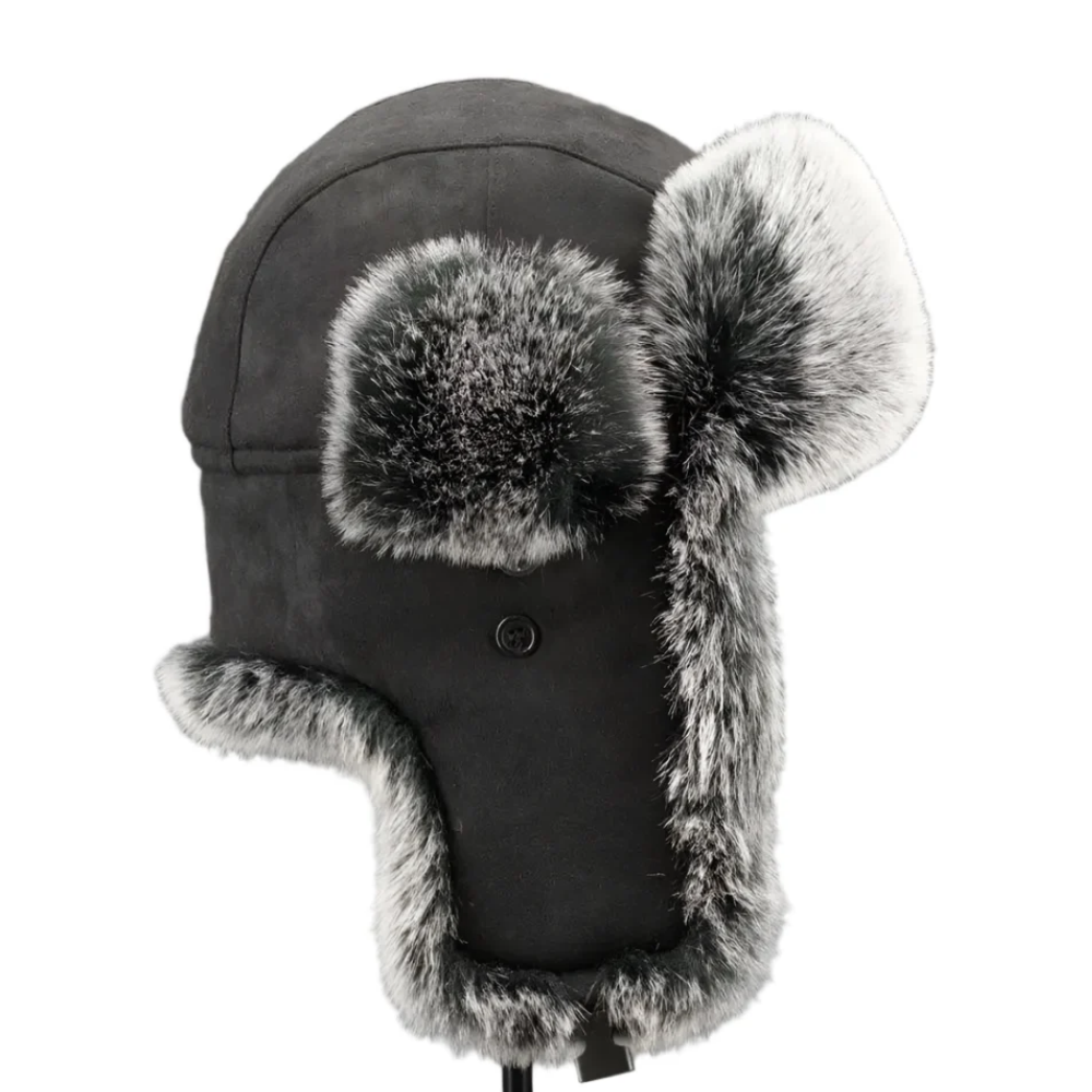 Westbrook Warm Fur-Lined Winter Trapper Hat