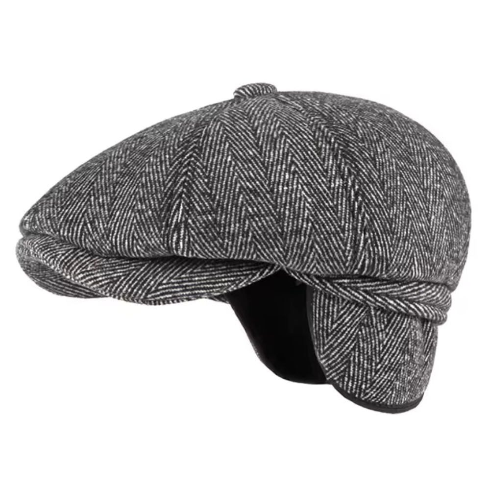 Westbury Herringbone Earflap Cap