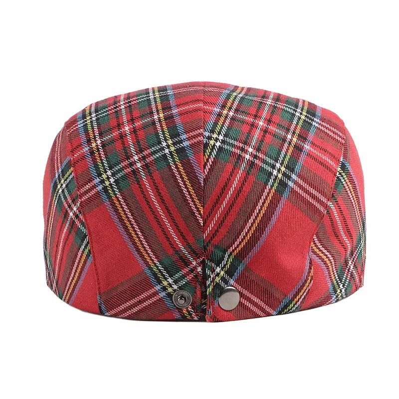 Langston Tartan Flat Cap