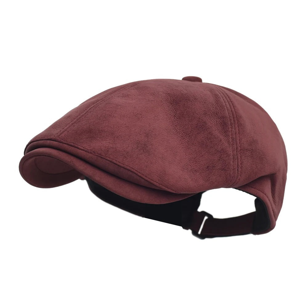 Somerset Suede Newsboy Cap